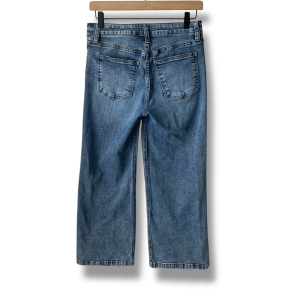 KUT FROM THE KLOTH Jeans Jean Wide Leg High Rise Classic Blue Size 2P - Picture 12 of 12